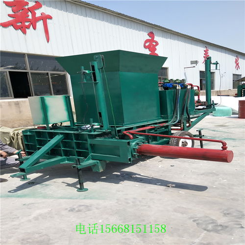 【全自动卧式秸秆打包机套袋青储秸秆压块机生产厂家】-